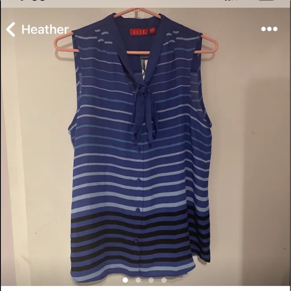 Elle sleeveless blouse - Picture 2 of 2